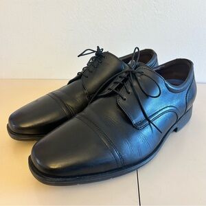 Florsheim Comfortech Bio Comfort Garrick Black Oxford Cap Toe Wide 3E